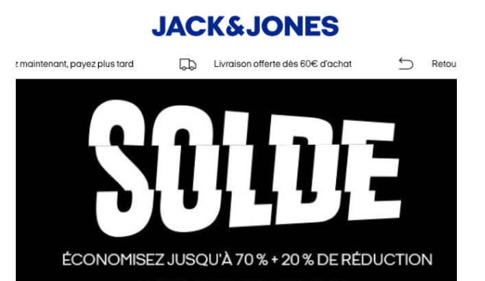 Code promo Jack Jones site officiel