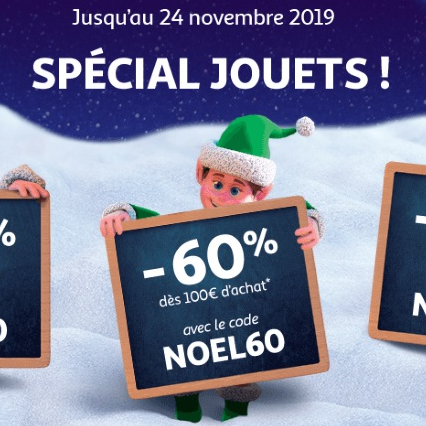 Promo jouets Noël 2019 chez Auchan
