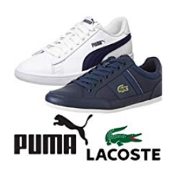 Basket Puma et Lacoste en promotion