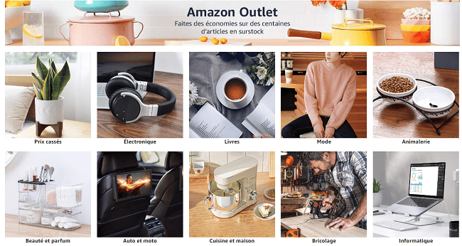 Amazon Outlet - le déstockage sur Amazon